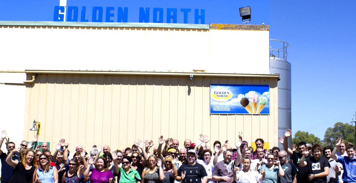 Golden North Ice Cream Team Laura South Australia