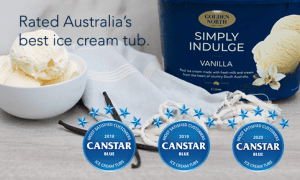 Canstar Blue Most Satisfied Ice Cream Tub