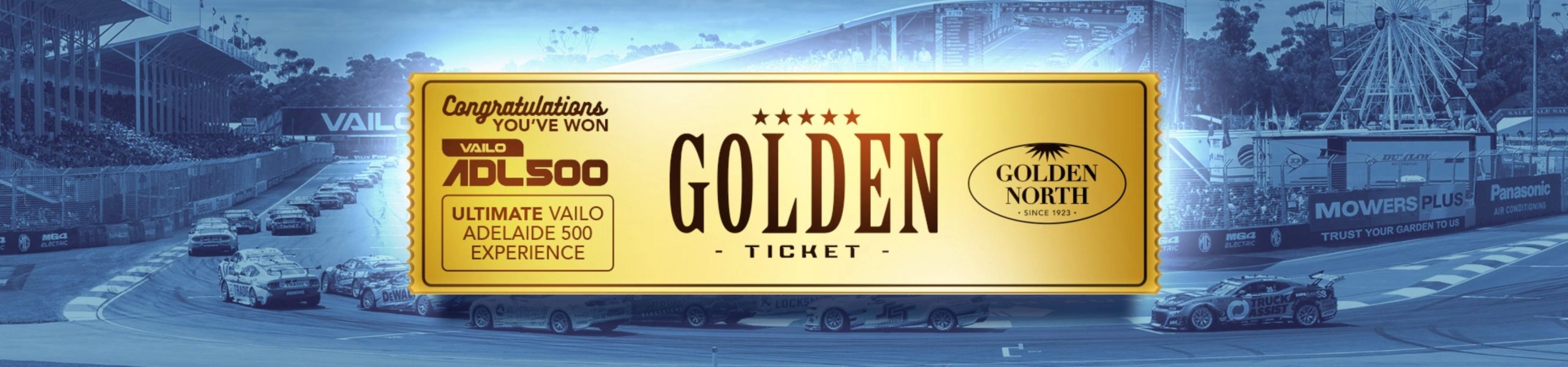 Golden North, Adelaide 500 Golden Ticket - Ultimate VAILO Adelaide 500 Experience